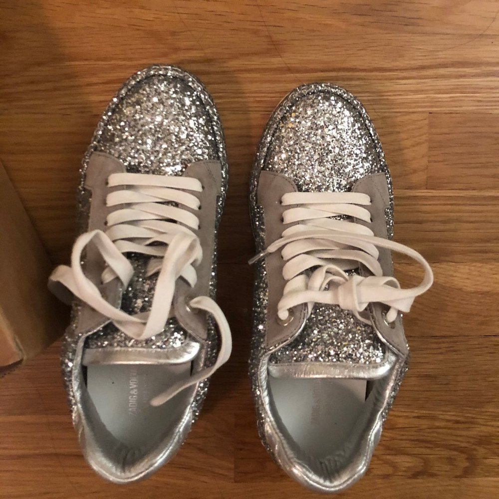 NEW Zadig & Voltaire Glitter Shoes